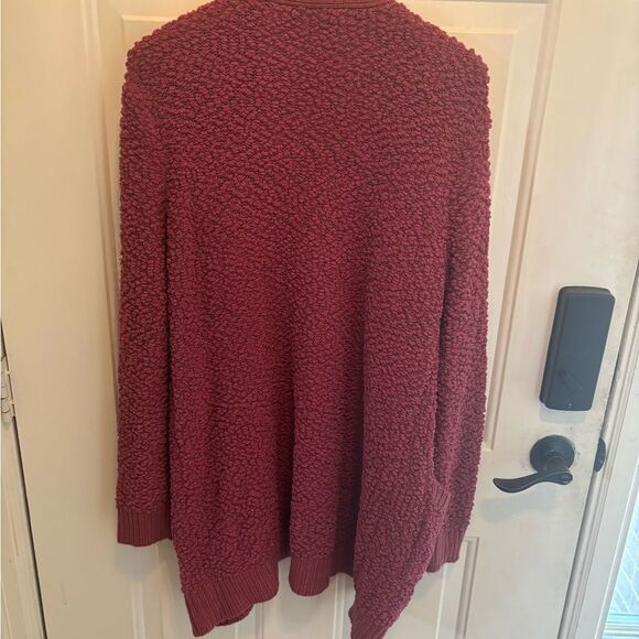 Anthropologie JODIFL Textured Knit Cardigan - Rust - Picture 4 of 4